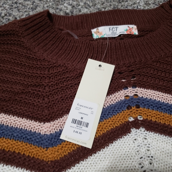 NWT Chevron Sweater - Picture 5 of 13